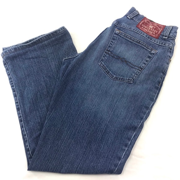 Lucky Brand Denim - Lucky Brand Classic straight fit dungaree jeans